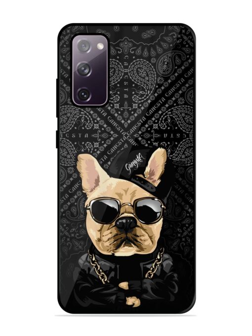 Gangsta Cool Sunmetales Dog Glossy Metal Phone Cover for Samsung Galaxy S20 Fe (5G) Zapvi