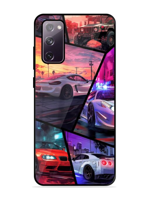 Ride In Pixels Glossy Metal Phone Cover for Samsung Galaxy S20 Fe (5G) Zapvi