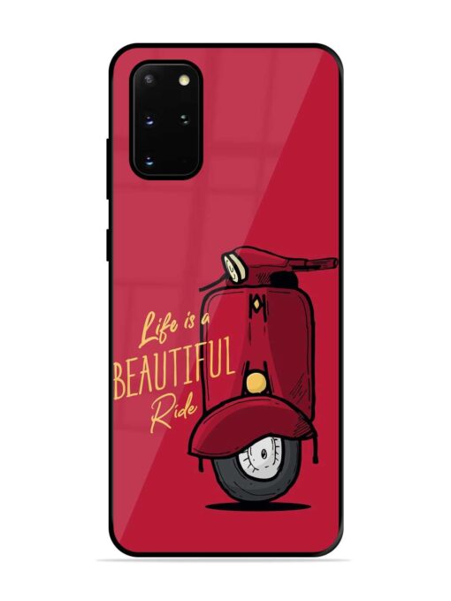 Life Is Beautiful Rides Glossy Metal Phone Cover for Samsung Galaxy S20 Plus Zapvi