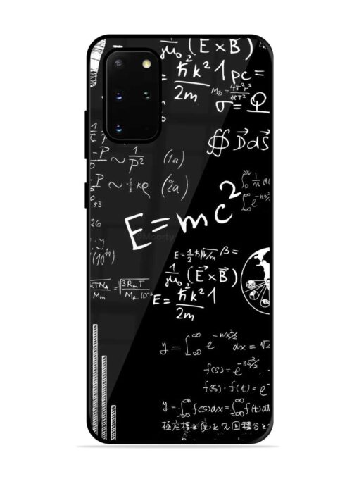 E=Mc2 Mass?Energy Equivalence Glossy Metal Phone Cover for Samsung Galaxy S20 Plus Zapvi