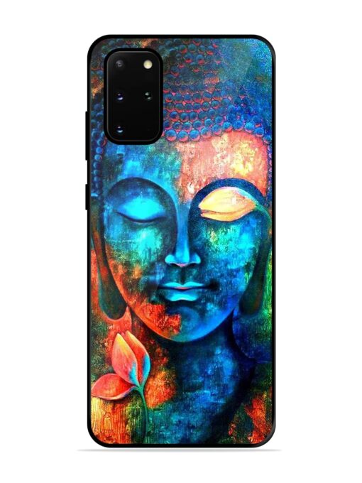 Buddha Painting Glossy Metal Phone Cover for Samsung Galaxy S20 Plus Zapvi