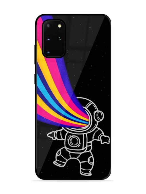 Astronaut Glossy Metal TPU Phone Cover for Samsung Galaxy S20 Plus Zapvi