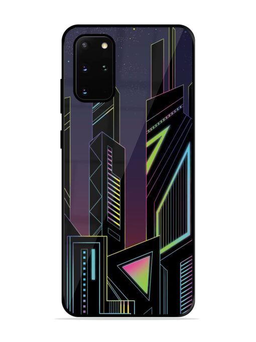 Neon Dreamscape Glossy Metal Phone Cover for Samsung Galaxy S20 Plus Zapvi