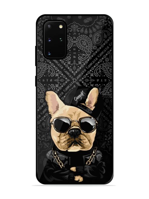 Gangsta Cool Sunmetales Dog Glossy Metal Phone Cover for Samsung Galaxy S20 Plus Zapvi