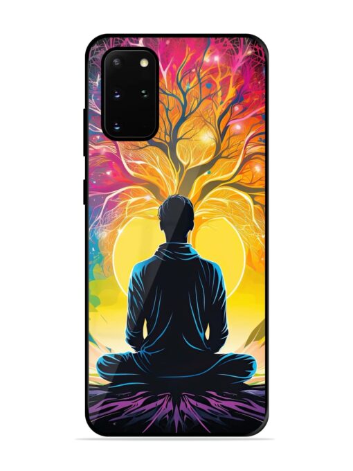 Mind Colourful Glossy Metal Phone Cover for Samsung Galaxy S20 Plus Zapvi