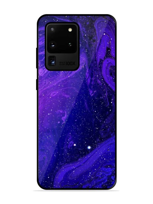 Galaxy Acrylic Abstract Art Glossy Metal Phone Cover for Samsung Galaxy S20 Ultra