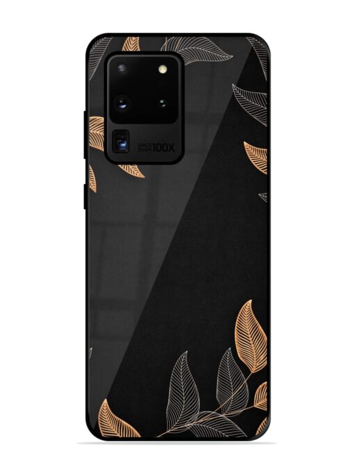 Foliage Art Glossy Metal Phone Cover for Samsung Galaxy S20 Ultra Zapvi