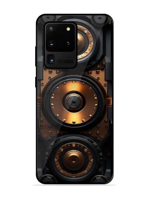 Sound Box Glossy Metal Phone Cover for Samsung Galaxy S20 Ultra