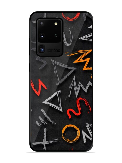 Grungy Graffiti Glossy Metal Phone Cover for Samsung Galaxy S20 Ultra Zapvi