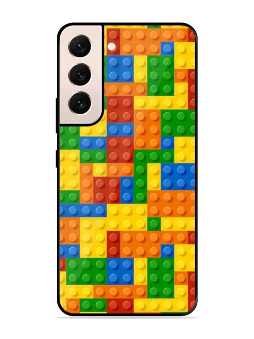 Building Blocks Glossy Metal TPU Phone Cover for Samsung Galaxy S21 (5G) Zapvi