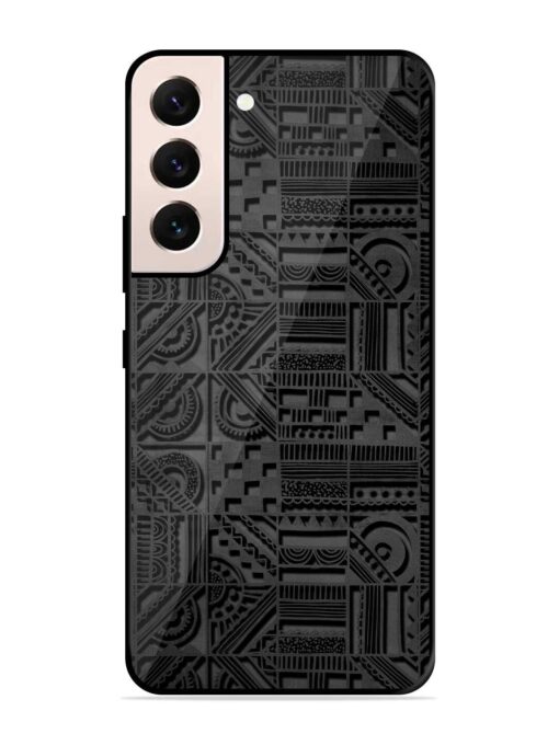 Seamless Pattern Glossy Metal Phone Cover for Samsung Galaxy S21 (5G) Zapvi