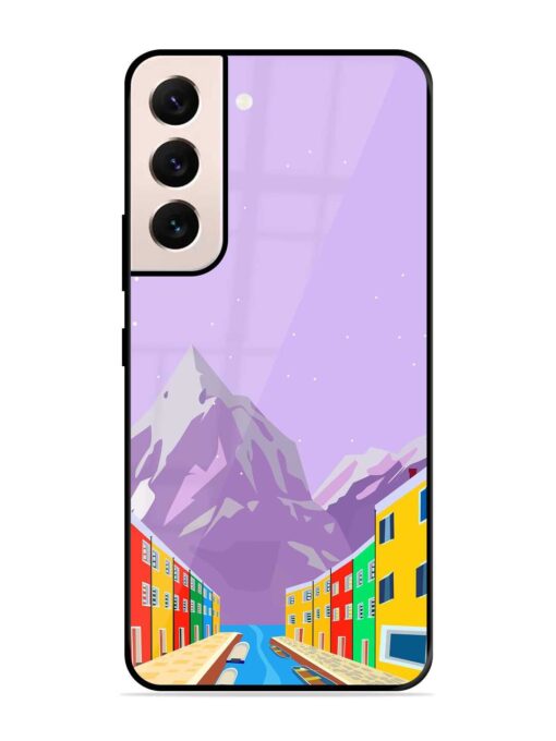 Venice City Illustration Glossy Metal Phone Cover for Samsung Galaxy S21 (5G) Zapvi