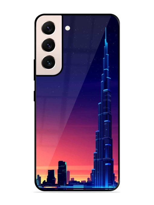 Burj Khalifa Abstract Glossy Metal Phone Cover for Samsung Galaxy S21 (5G) Zapvi