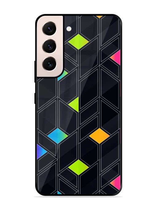 Abstract Mosaic Seamless Glossy Metal Phone Cover for Samsung Galaxy S21 (5G) Zapvi