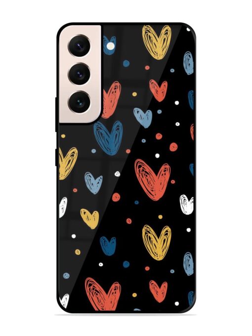 Happy Valentines Day Glossy Metal TPU Phone Cover for Samsung Galaxy S21 (5G) Zapvi