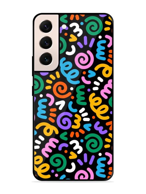 Colorful Seamless Vector Glossy Metal Phone Cover for Samsung Galaxy S21 (5G) Zapvi