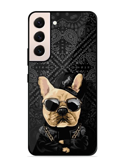 Gangsta Cool Sunmetales Dog Glossy Metal Phone Cover for Samsung Galaxy S21 (5G) Zapvi