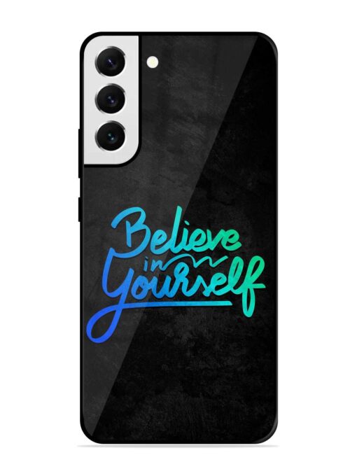 Believe In Yourself Glossy Metal Phone Cover for Samsung Galaxy S21 Fe (5G) Zapvi