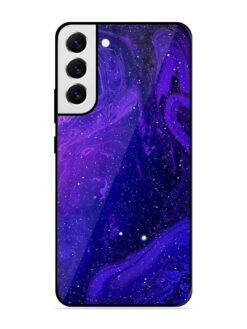 Galaxy Acrylic Abstract Art Glossy Metal Phone Cover for Samsung Galaxy S21 Fe (5G)