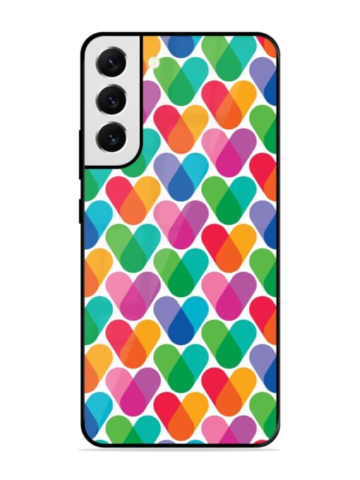 Overlapping Colors Colorful Glossy Metal TPU Phone Cover for Samsung Galaxy S21 Fe (5G) Zapvi