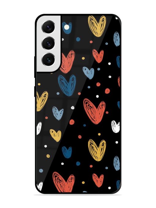 Happy Valentines Day Glossy Metal TPU Phone Cover for Samsung Galaxy S21 Fe (5G) Zapvi