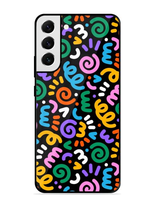 Colorful Seamless Vector Glossy Metal Phone Cover for Samsung Galaxy S21 Fe (5G) Zapvi