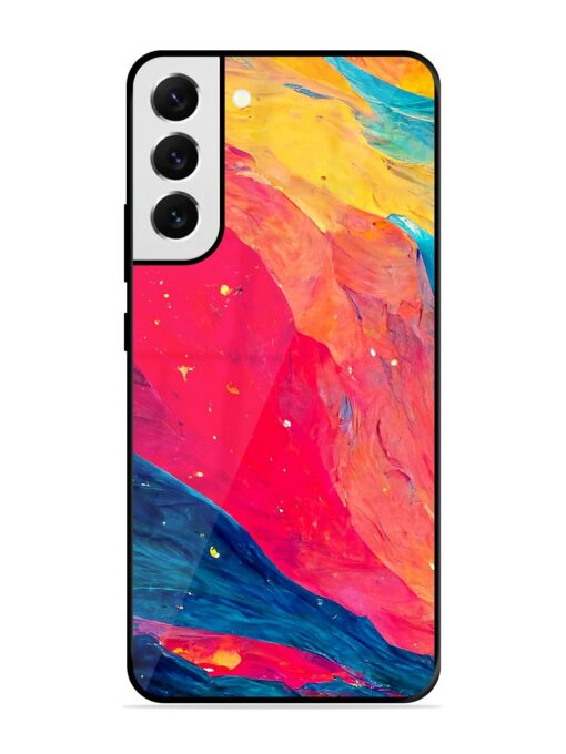 Starry Night Glossy Metal Phone Cover for Samsung Galaxy S21 Fe (5G) Zapvi