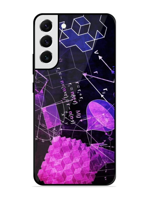 Math Physics Formula Art Glossy Metal Phone Cover for Samsung Galaxy S21 Fe (5G) Zapvi