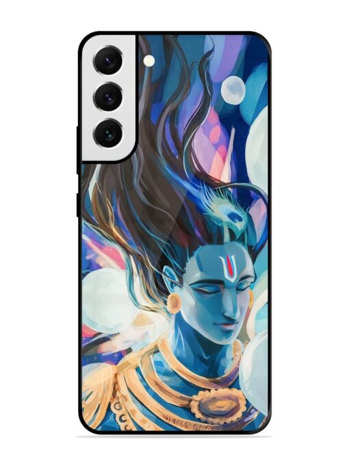 Bhagwan Sri Krishna Glossy Metal Phone Cover for Samsung Galaxy S21 Fe (5G) Zapvi