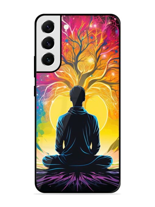 Mind Colourful Glossy Metal Phone Cover for Samsung Galaxy S21 Fe (5G) Zapvi