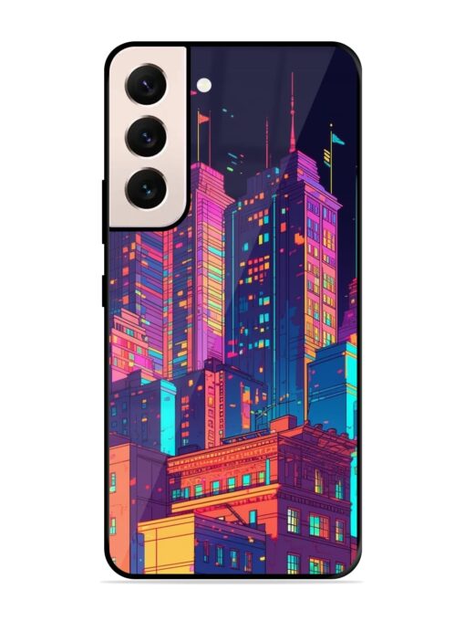 City View Glossy Metal Phone Cover for Samsung Galaxy S21 Plus Zapvi