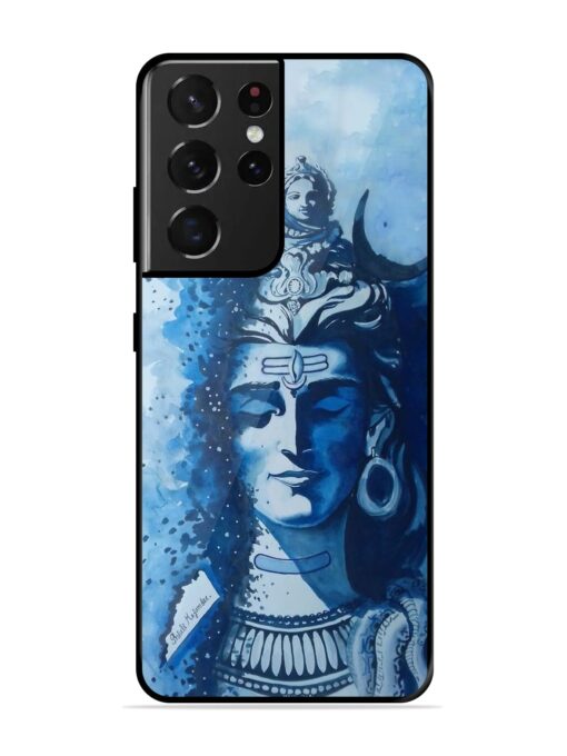 Shiv Art Glossy Metal Phone Cover for Samsung Galaxy S21 Ultra Zapvi