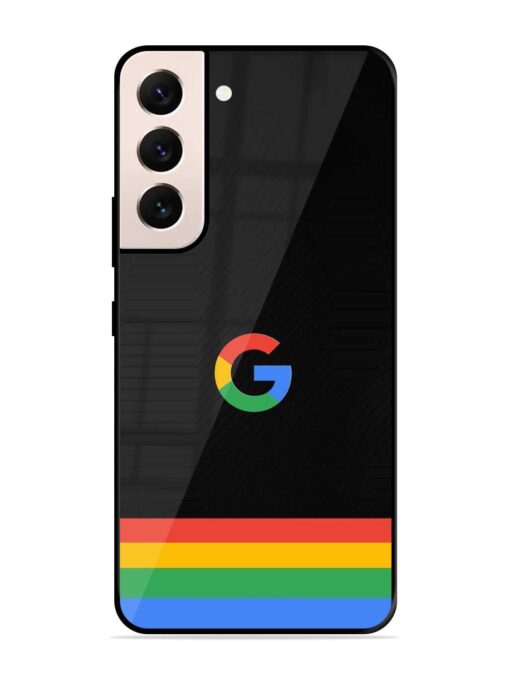 Google Logo Art Glossy Metal Phone Cover for Samsung Galaxy S22 (5G)