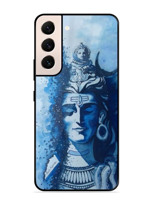 Shiv Art Glossy Metal Phone Cover for Samsung Galaxy S22 (5G)