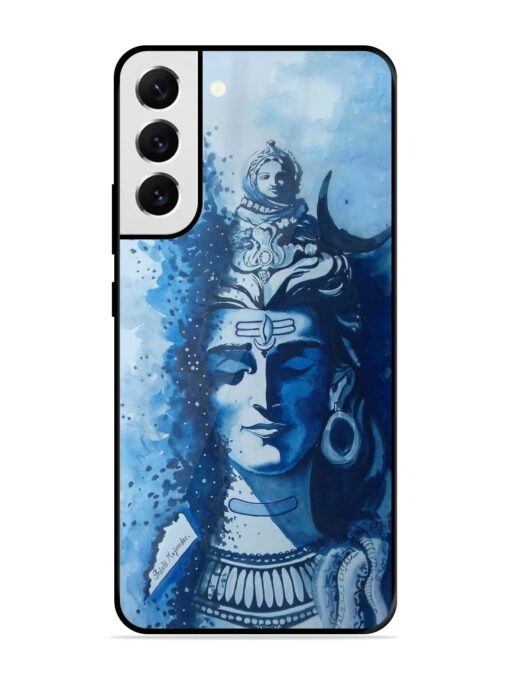 Shiv Art Glossy Metal Phone Cover for Samsung Galaxy S22 Plus Zapvi