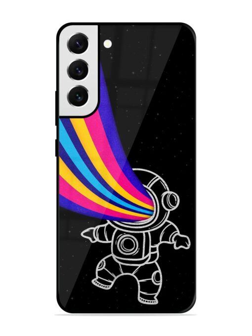 Astronaut Glossy Metal TPU Phone Cover for Samsung Galaxy S22 Plus Zapvi