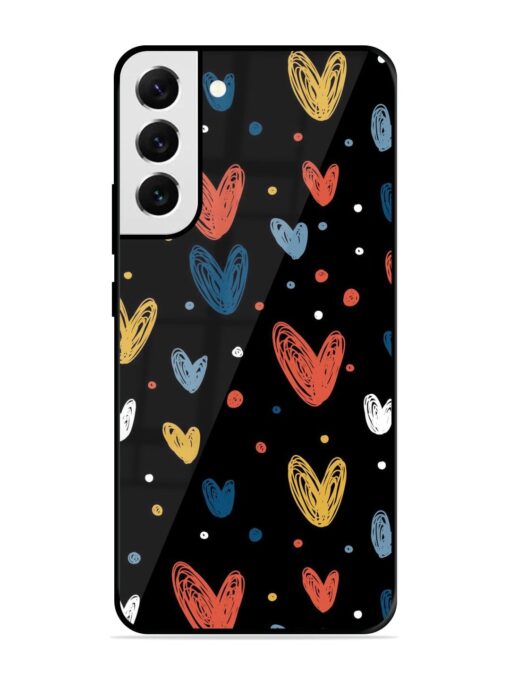 Happy Valentines Day Glossy Metal TPU Phone Cover for Samsung Galaxy S22 Plus Zapvi