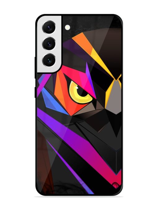 Wpap Owl Glossy Metal Phone Cover for Samsung Galaxy S22 Plus Zapvi