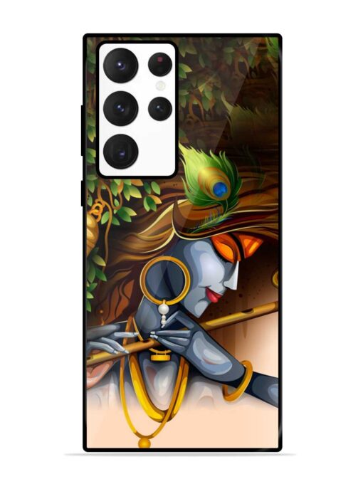 Krishna Glossy Metal Phone Cover for Samsung Galaxy S22 Ultra Zapvi