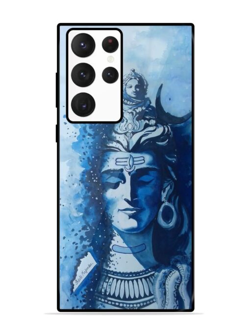 Shiv Art Glossy Metal Phone Cover for Samsung Galaxy S22 Ultra Zapvi