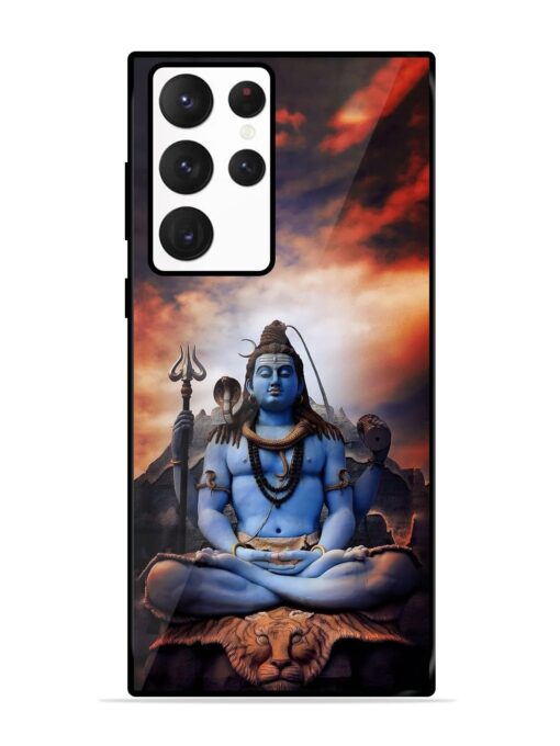 Jai Jai Shiv Glossy Metal Phone Cover for Samsung Galaxy S22 Ultra Zapvi