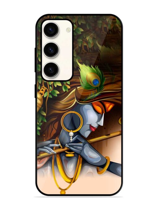 Krishna Glossy Metal Phone Cover for Samsung Galaxy S23 (5G) Zapvi