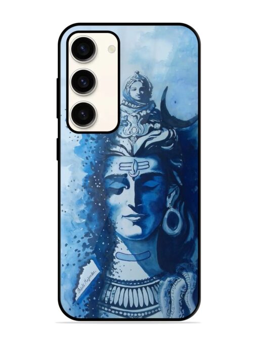 Shiv Art Glossy Metal Phone Cover for Samsung Galaxy S23 (5G) Zapvi