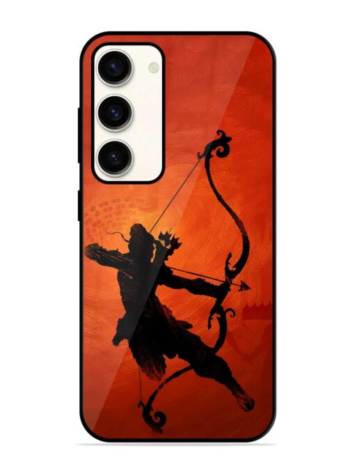 Illustration Lord Rama Glossy Metal Phone Cover for Samsung Galaxy S23 (5G) Zapvi