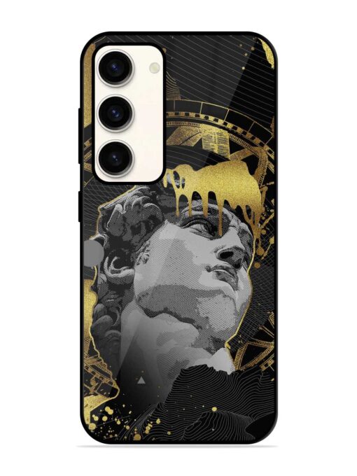 Roman Face Glossy Metal Phone Cover for Samsung Galaxy S23 (5G) Zapvi