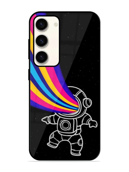 Astronaut Glossy Metal TPU Phone Cover for Samsung Galaxy S23 (5G) Zapvi