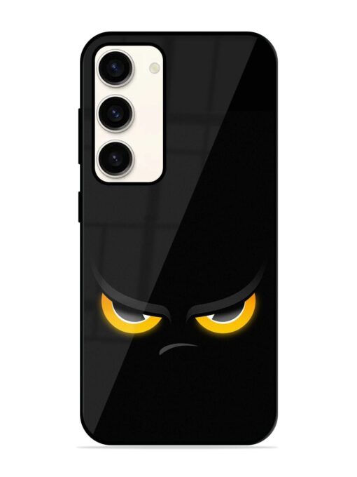 Scary Yellow Eye Glossy Metal TPU Phone Cover for Samsung Galaxy S23 (5G) Zapvi