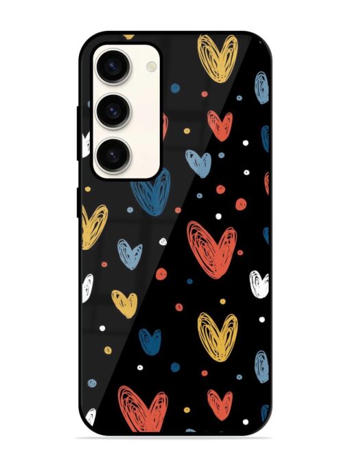 Happy Valentines Day Glossy Metal TPU Phone Cover for Samsung Galaxy S23 (5G) Zapvi