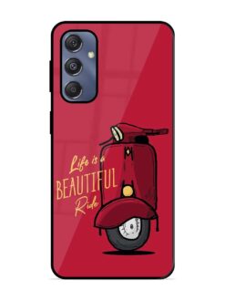 Life Is Beautiful Rides Glossy Metal Phone Cover for Samsung Galaxy S23 Fe (5G)