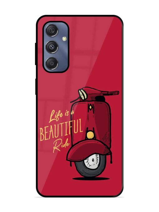 Life Is Beautiful Rides Glossy Metal Phone Cover for Samsung Galaxy S23 Fe (5G) Zapvi